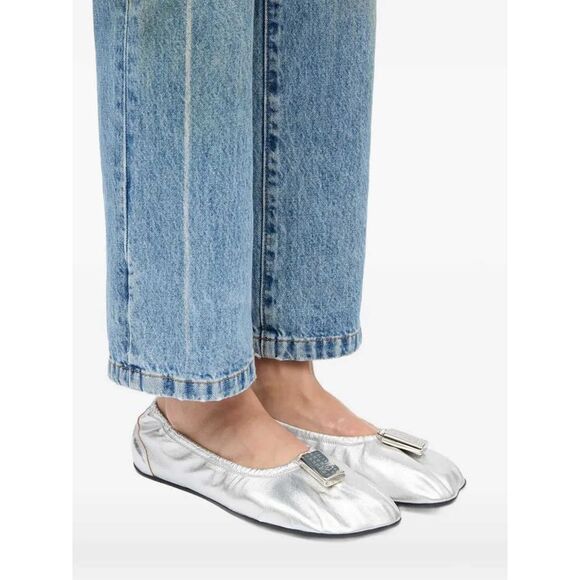 Mm6 Maison Margiela Women Ballet Flats With Charm Details - Picture 6 of 6